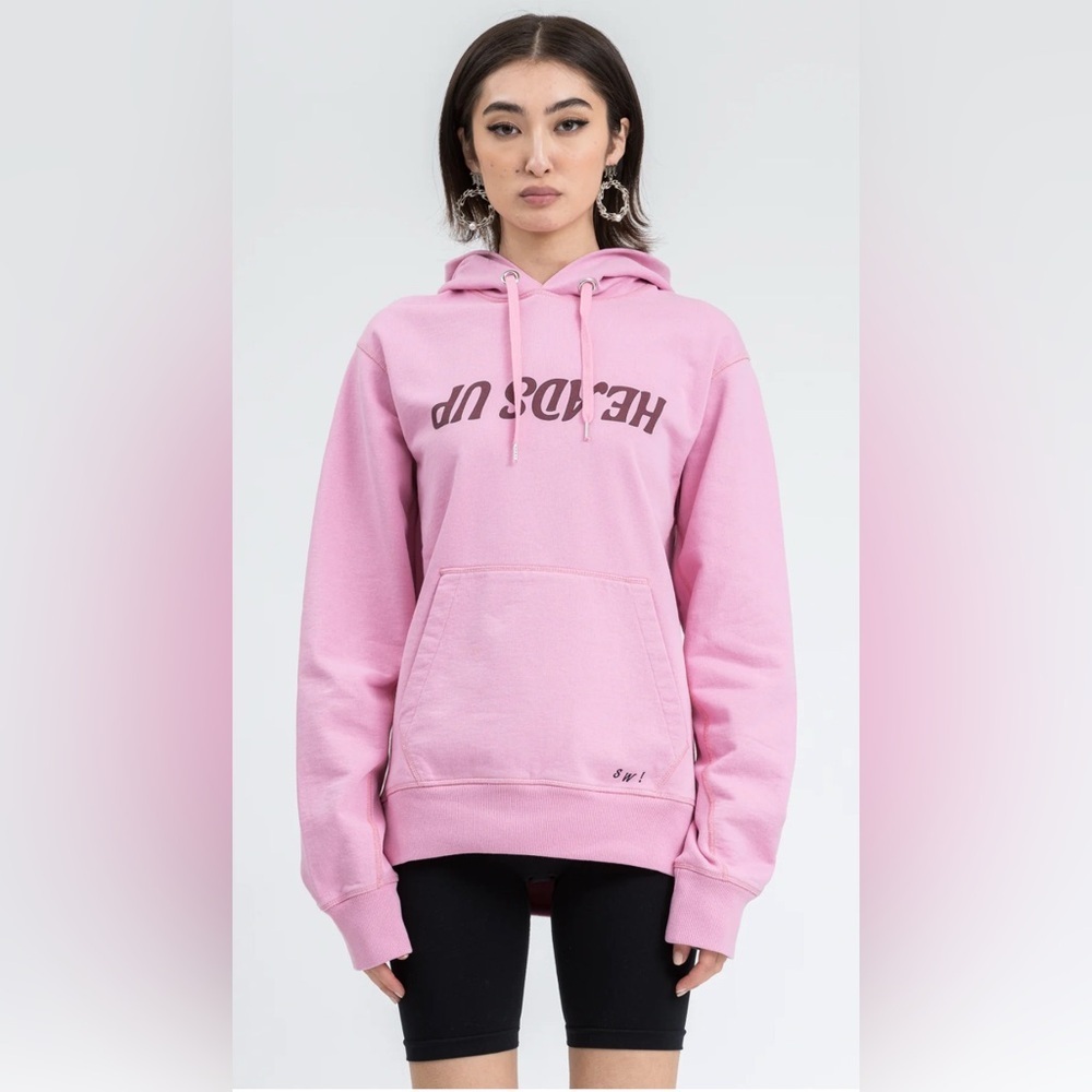 Helmut Lang Graphic Hoodie – Pink